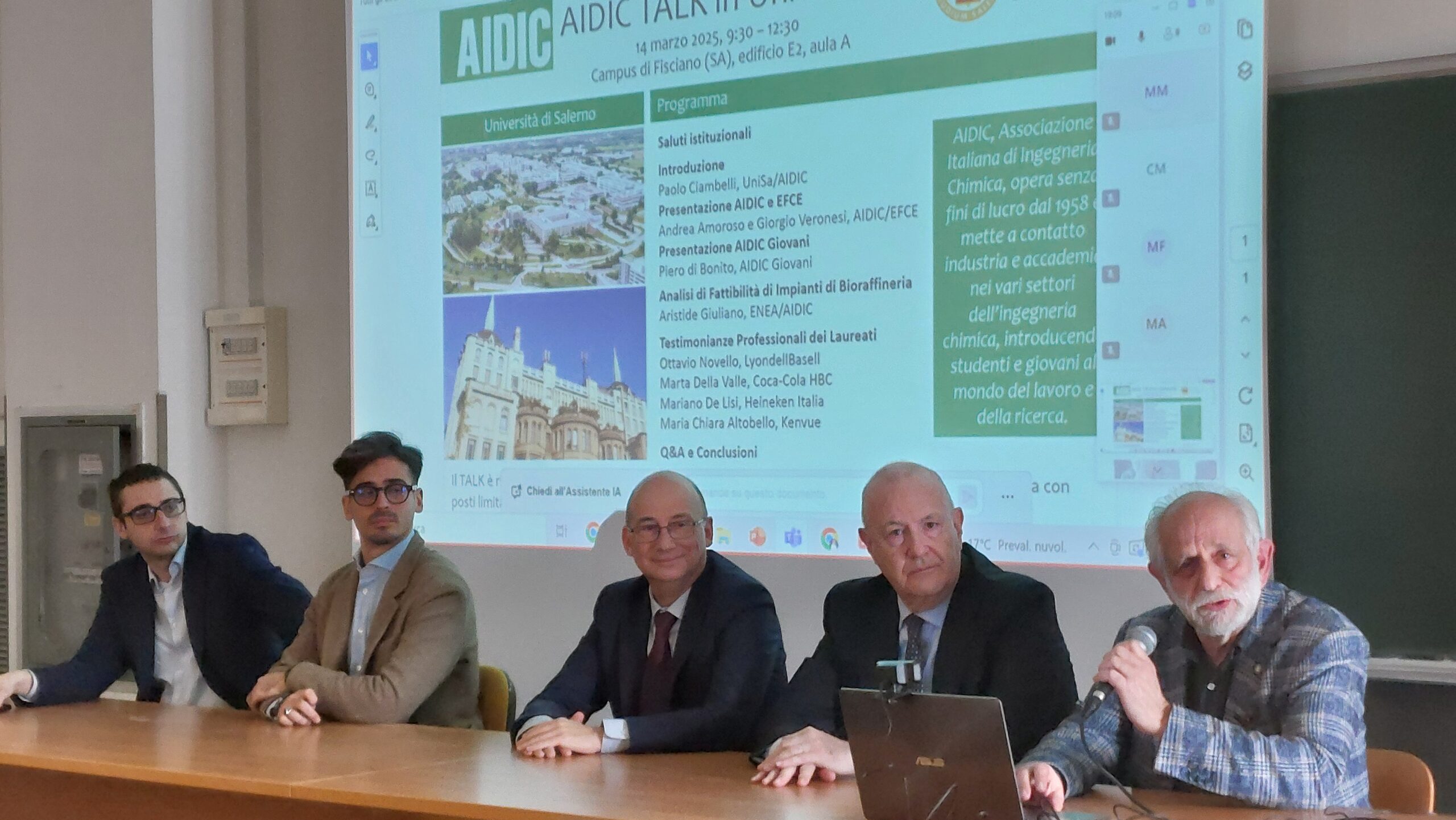 AIDIC Talk a Salerno // AIDIC Talks - AIDIC